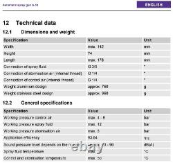 Krautzberger TYP A-14 HVLP HV3 Automatic Spray Gun RSOF #2