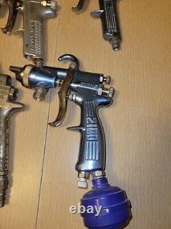 Lot Of 10 HVLP Spray Guns. Binks Devilbiss And Sicmo