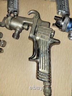 Lot Of 10 HVLP Spray Guns. Binks Devilbiss And Sicmo