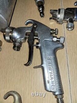 Lot Of 10 HVLP Spray Guns. Binks Devilbiss And Sicmo