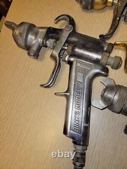 Lot Of 10 HVLP Spray Guns. Binks Devilbiss And Sicmo