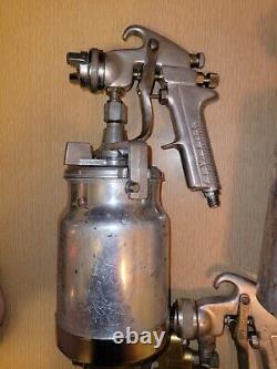 Lot Of 10 HVLP Spray Guns. Binks Devilbiss And Sicmo