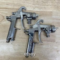 Lot Of 2 Anest Iwata LPH-200 -G2 HVLP PRESSURE Feed Spray Paint Gun 200LV 1.4 C