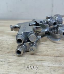 Lot Of 2 Anest Iwata LPH-200-LV6 HVLP PRESSURE Feed Spray Paint Gun 200LV 2.0 F