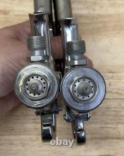 Lot Of 2 Anest Iwata LPH-200-LV6 HVLP PRESSURE Feed Spray Paint Gun 200LV 2.0 F