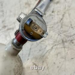 Lot Of 5 HVLP Spray Guns 2 Stands AirAce SGGH90 ATD Tools With 4 Metal Canister