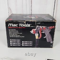 Mac Tools HVLP Pressure Spray Gun PG3300-8 0.8mm Open Box Pressure Feed