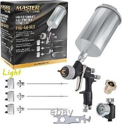 Master Elite High Performance PRO-44 Series HVLP Spray Gun Ultimate Kit, New