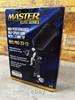 Master Elite Series High Performance HVLP Spray Gun With 1.3 MM Tip MAS Pro-33-13