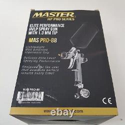 Master HP Pro Series Elite Performance HVLP Spray Gun with 1.3 mm Tip MAS PRO-88