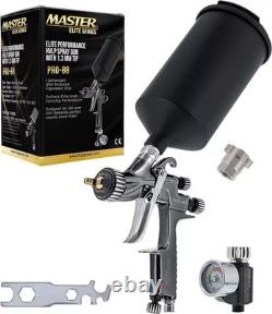 Master HVLP with Spray Series Gun Pr Performance with Air Elite 1.3Mm PRO-88 Tip