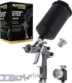 Master HVLP with Spray Series Gun Pr Performance with Air Elite 1.3Mm PRO-88 Tip