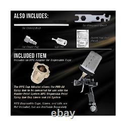 Master Performance PRO-88 Series HVLP Spray Gun Ultimate Kit with 3 Flu