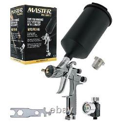 Master Pro 88 HVLP Touch Up Spray Gun, 1.3mm Tip, Air Pressure Regulator, Detail