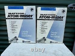 Mattson Atom-Miser HVLP Spray System IQ Top Load Huge Lot Spray Guns
