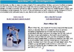 Mattson Atom-Miser IQ 88 Automotive HVLP Professional Paint Spray System 2 Guns