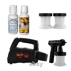 Maximist Lite Plus Sunless machine with Tampa Bay Tan Solution and Gun Cleaner