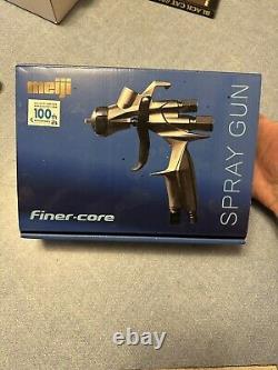 Meiji FINER-CORE-15 1.5mm Center Cup Spray Gun without Cup Gravity feed