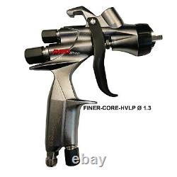 Meiji FINER-CORE-HVLP-13 1.3mm Center Cup Spray Gun with 600ml Cup Gravity feed