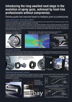 Meiji FINER-CORE-HVLP-13 1.3mm Center Cup Spray Gun without Cup Genuine product