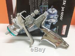 NEW Silver Spray Gun HVLP WITH CUP Paint Spray Gun Gravity 1.3mm with box