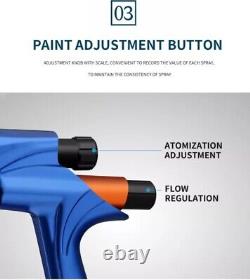 NVE blue dv1 edition brand 1.3 HVLP, 600ml. Spray paint gun free pps