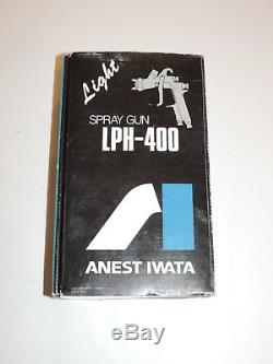 New Anest Iwata Light Lph-400 Lv4 Spray Gun And 1000ml Gravity Cup Hvlp