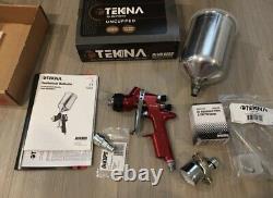 New Devilbiss Tekna spray gun 1.3 1.4 7e7/t20 aircap high efficiency hvlp set