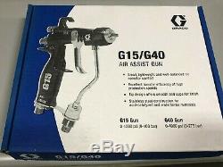 New Graco 24C855 HVLP G40 Air Assisted Spray Gun with No Tip