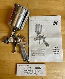 New Matco RL80A HVLP Gravity Feed Metal Gun With Metal Cup 1.3 mm Fluid Orfice