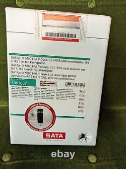 Open Box SATA jet X 5500 HVLP 1,3 O-NOZZLE SPRAY GUN 1061952 NON DIGITAL Unused