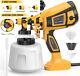 Paint-sprayer-1000w-hvlp-high-power-electric-spray-paint-gun 1400ml Yellow-sh