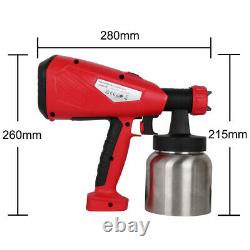 Paint Sprayer Spray Gun Airless HVLP Electric 800W Car Spraygun Fence Wall Floor