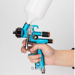 Porphis PRD-716 HVLP Professional Spray Gun 1.3mm Blue FREE GIFTS INCLUDED