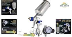 Precision Spray Gun for Automotive Paint with Customizable Air Pressure Control
