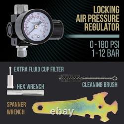 Precision Spray Gun for Automotive Paint with Customizable Air Pressure Control