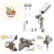 Professional Hvlp Air Spray Gun 1000ml Capacity With Stainless Steel Nozzles