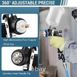 Professional HVLP Air Spray Gun 1.3/1.5/1.7mm Nozzles