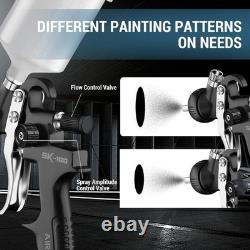 Professional HVLP Air Spray Gun 1.3/1.5/1.7mm Nozzles Professional HVLP Air Spray Gun 1.3/1.5/1.7mm Nozzles