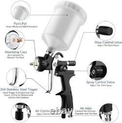 Professional HVLP Air Spray Gun 1.3/1.5/1.7mm Nozzles