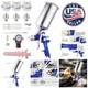 Professional Hvlp Gravity Feed Spray Gun Set With Multiple Nozzles For Precision