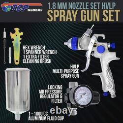 Professional HVLP Spray Gun Kit 1.8mm Auto Paint Gun Set
