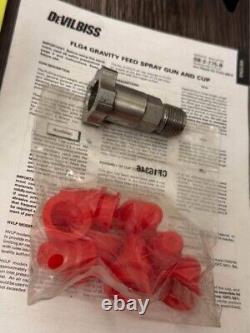 Professional HVLP Spray Gun Kit DeVilbiss FinishLine FLG4 High-Flow for Auto