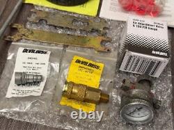 Professional HVLP Spray Gun Kit DeVilbiss FinishLine FLG4 High-Flow for Auto