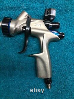 Professionally rebuilt DeVilbiss DV1 HVLP Basecoat digital gravity paint gun