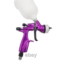 Purple/Blue CV1 HVLP 1.3mm Nozzle Car Paint Spray Tool Pistol CarPaint Spray Gun