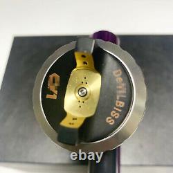 Purple CV1 HVLP Spray Gun 1.3mm Nozzle 600ML Car Paint Tool Pistol for Devilbiss
