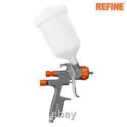 REFINE HVLP Air Spray Gun 1.3mm 600ml Professional Paint Gun for Car Topcoats