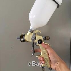 SAT1215 HVLP gravity feed stainless nozzle hvlp paint spray gun