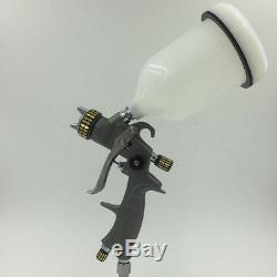 SAT1215 HVLP gravity feed stainless nozzle hvlp paint spray gun